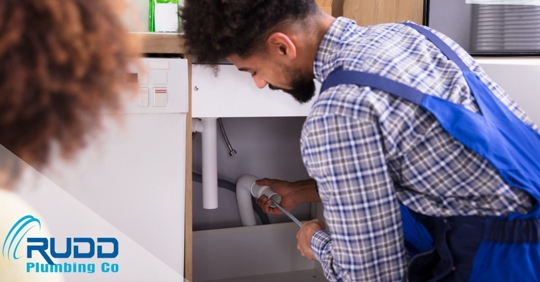 Plumber from Rudd working on a sink